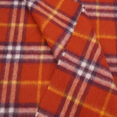 Burberry Cashmere Plaid Print Pre-Loved Scarf