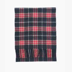 Burberry Cashmere Plaid Print Pre-Loved Scarf