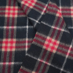 Burberry Cashmere Plaid Print Pre-Loved Scarf