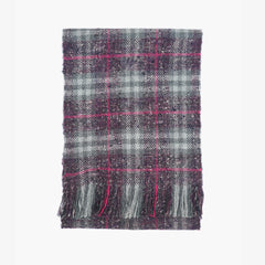Burberry Wool Plaid Print Pre-Loved Scarf