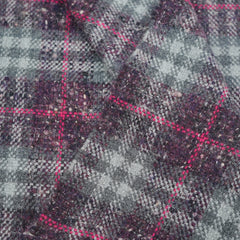 Burberry Wool Plaid Print Pre-Loved Scarf