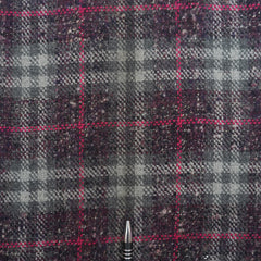 Burberry Wool Plaid Print Pre-Loved Scarf