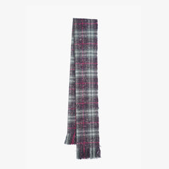 Burberry Wool Plaid Print Pre-Loved Scarf