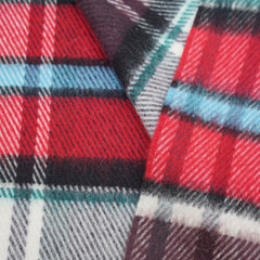 Burberry Wool Plaid Print Pre-Loved Scarf