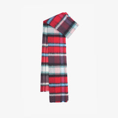 Burberry Wool Plaid Print Pre-Loved Scarf