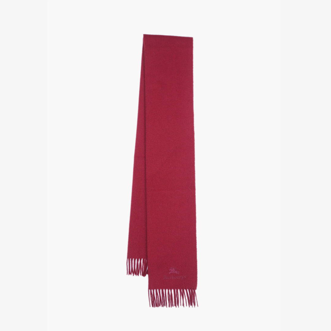 Burberrys Cashmere Plain Pre-Loved Scarf