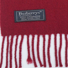 Burberrys Cashmere Plain Pre-Loved Scarf