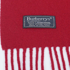 Burberrys Lambswool Plain Pre-Loved Scarf