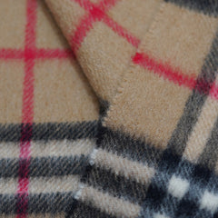 Cashmere Plaid Print Vintage Pre-Loved Scarf