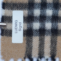 Cashmere Plaid Print Vintage Pre-Loved Scarf
