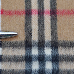 Cashmere Plaid Print Vintage Pre-Loved Scarf