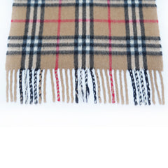 Cashmere Plaid Print Vintage Pre-Loved Scarf