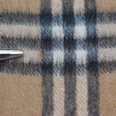 Cashmere Plaid Print Vintage Pre-Loved Scarf