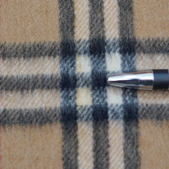 Cashmere Plaid Print Vintage Pre-Loved Scarf