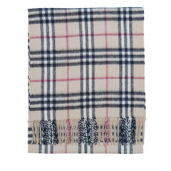 Cashmere Plaid Print Vintage Pre-Loved Scarf