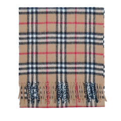 Cashmere Plaid Print Vintage Pre-Loved Scarf