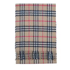 Cashmere Plaid Print Vintage Pre-Loved Scarf