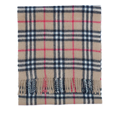 Cashmere Plaid Print Vintage Pre-Loved Scarf