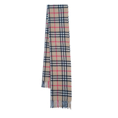Cashmere Plaid Print Vintage Pre-Loved Scarf