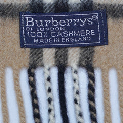 Cashmere Plaid Print Vintage Pre-Loved Scarf