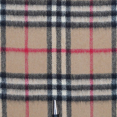 Cashmere/Wool Plaid Print Vintage Pre-Loved Scarf