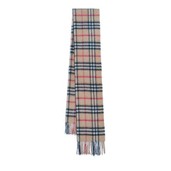 Cashmere/Wool Plaid Print Vintage Pre-Loved Scarf