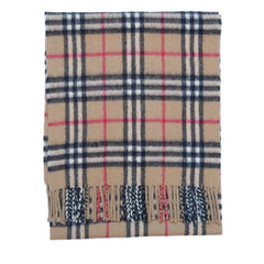 Cashmere Plaid Print Vintage Pre-Loved Scarf