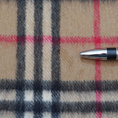 Cashmere Plaid Print Vintage Pre-Loved Scarf