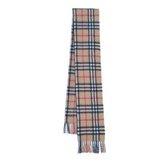 Cashmere Plaid Print Vintage Pre-Loved Scarf