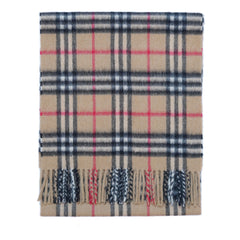 Cashmere Plaid Print Vintage Pre-Loved Scarf