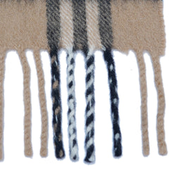 Cashmere/Wool Plaid Print Vintage Pre-Loved Scarf