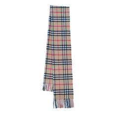 Cashmere/Wool Plaid Print Vintage Pre-Loved Scarf