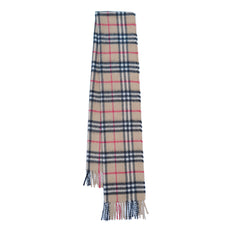 Cashmere Plaid Print Vintage Pre-Loved Scarf