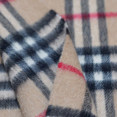 Cashmere Plaid Print Vintage Pre-Loved Scarf