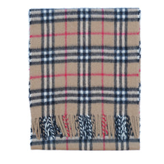 Cashmere Plaid Print Vintage Pre-Loved Scarf