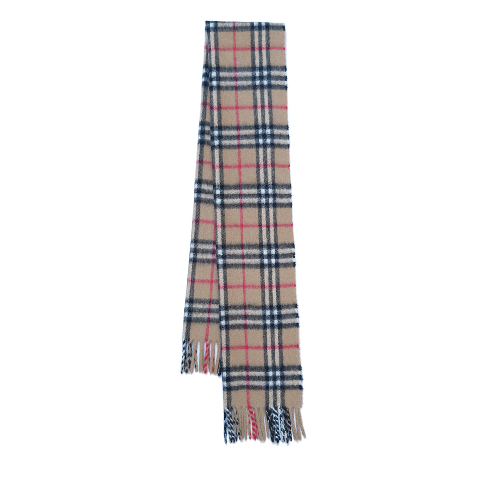 Cashmere Plaid Print Vintage Pre-Loved Scarf