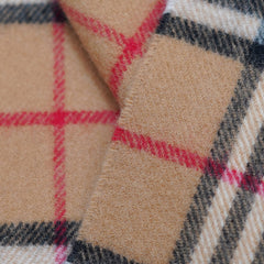 Lambswool Plaid Print Vintage Pre-Loved Scarf