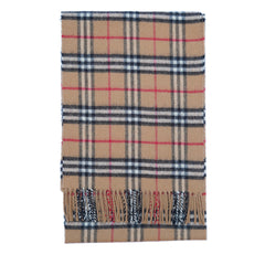 Lambswool Plaid Print Vintage Pre-Loved Scarf
