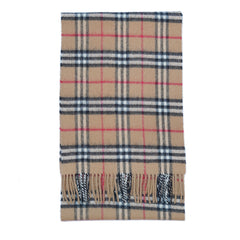 Lambswool Plaid Print Vintage Pre-Loved Scarf