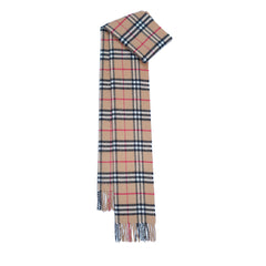 Lambswool Plaid Print Vintage Pre-Loved Scarf