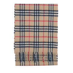 Lambswool Plaid Print Vintage Pre-Loved Scarf