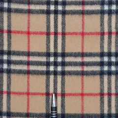 Lambswool Plaid Print Vintage Pre-Loved Scarf