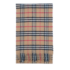 Lambswool Plaid Print Vintage Pre-Loved Scarf