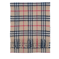 Lambswool Plaid Print Vintage Pre-Loved Scarf