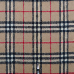 Lambswool Plaid Print Vintage Pre-Loved Scarf