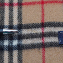Lambswool Plaid Print Vintage Pre-Loved Scarf