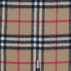 Lambswool Plaid Print Vintage Pre-Loved Scarf