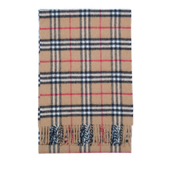 Lambswool Plaid Print Vintage Pre-Loved Scarf