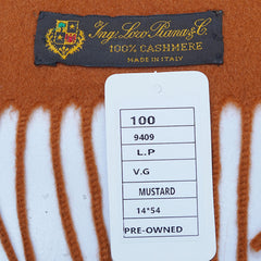 Loro Piana Authentic Cashmere Plain Vintage Pre-Loved Scarf