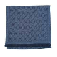 Wool GG Pattern Vintage Pre-Loved Scarf